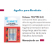 Agulha 130/705 H-E 90/14 bordado ponta bola Schmetz 